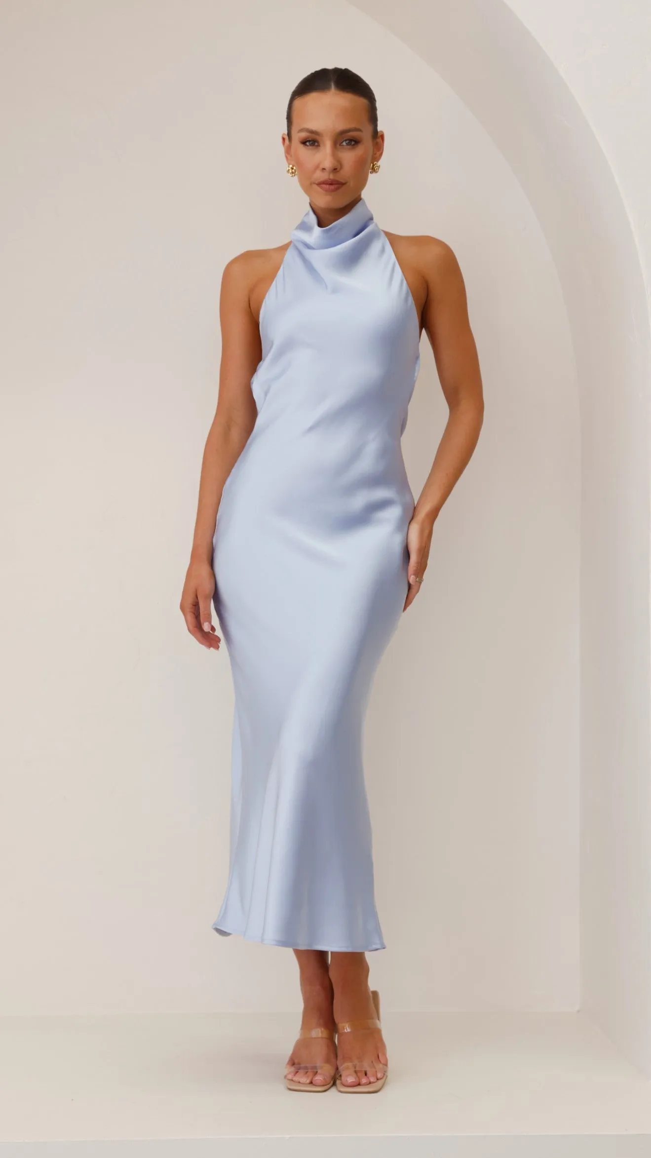 Rina Maxi Dress - Blue Billy J