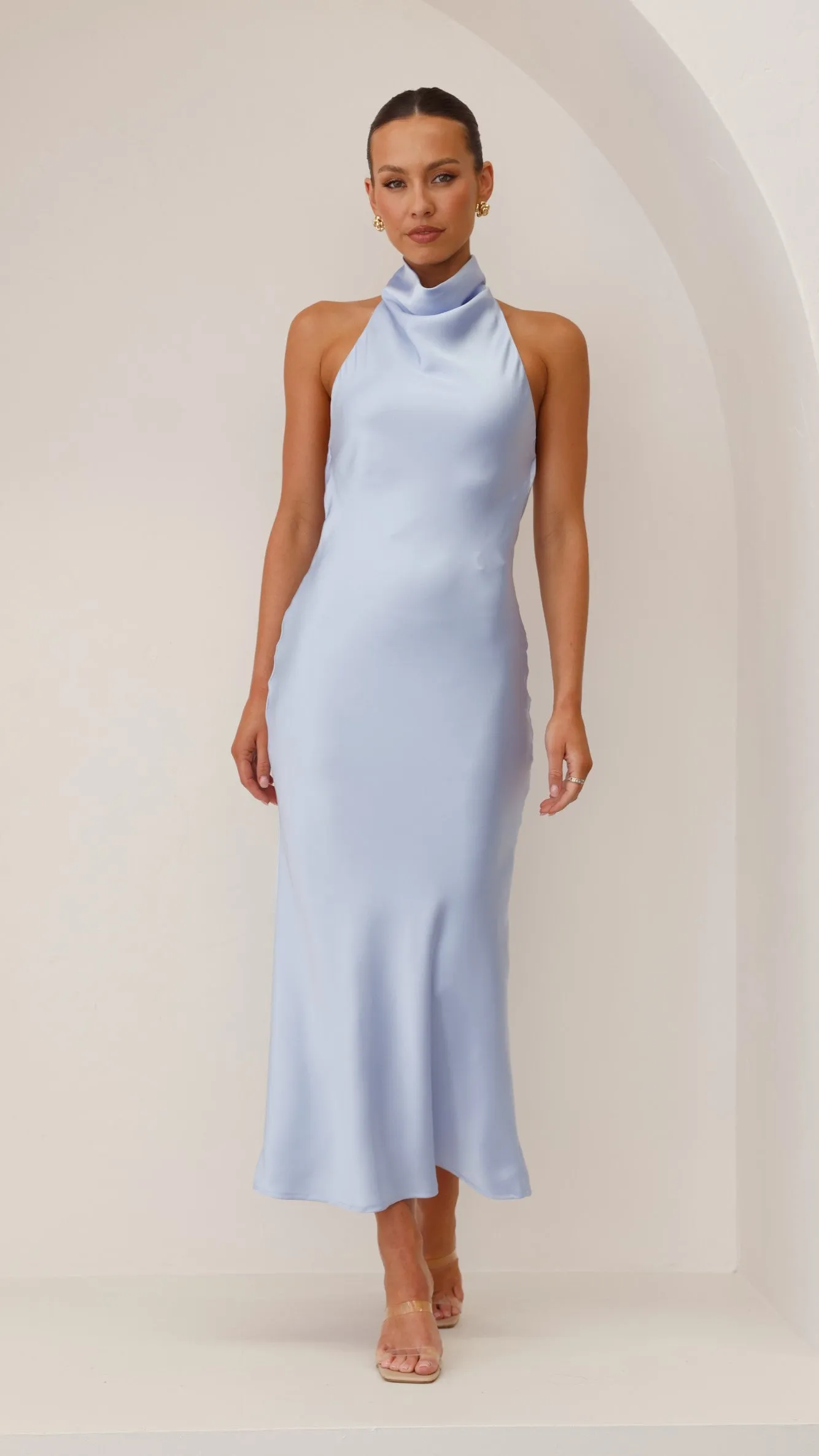 Rina Maxi Dress - Blue Billy J