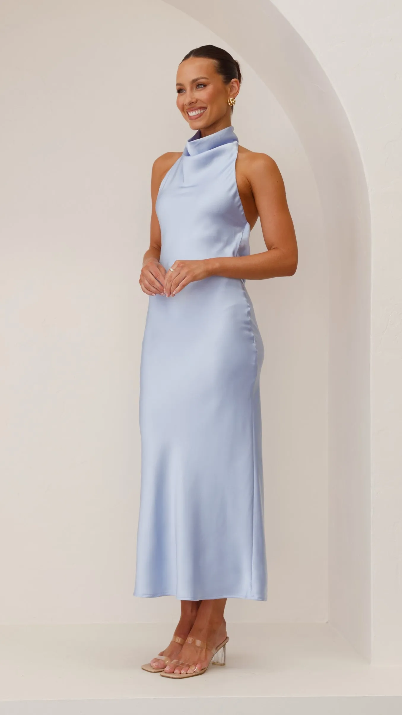 Rina Maxi Dress - Blue Billy J