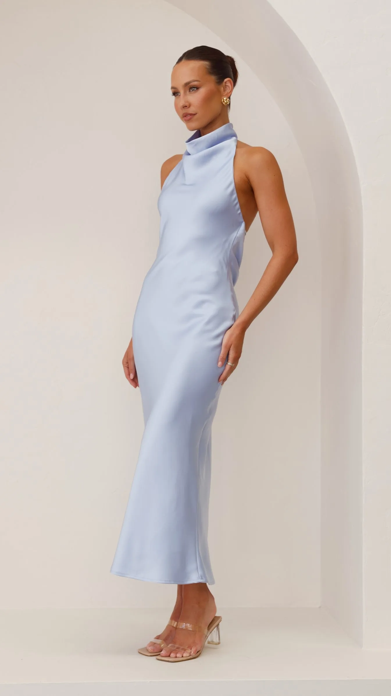 Rina Maxi Dress - Blue Billy J