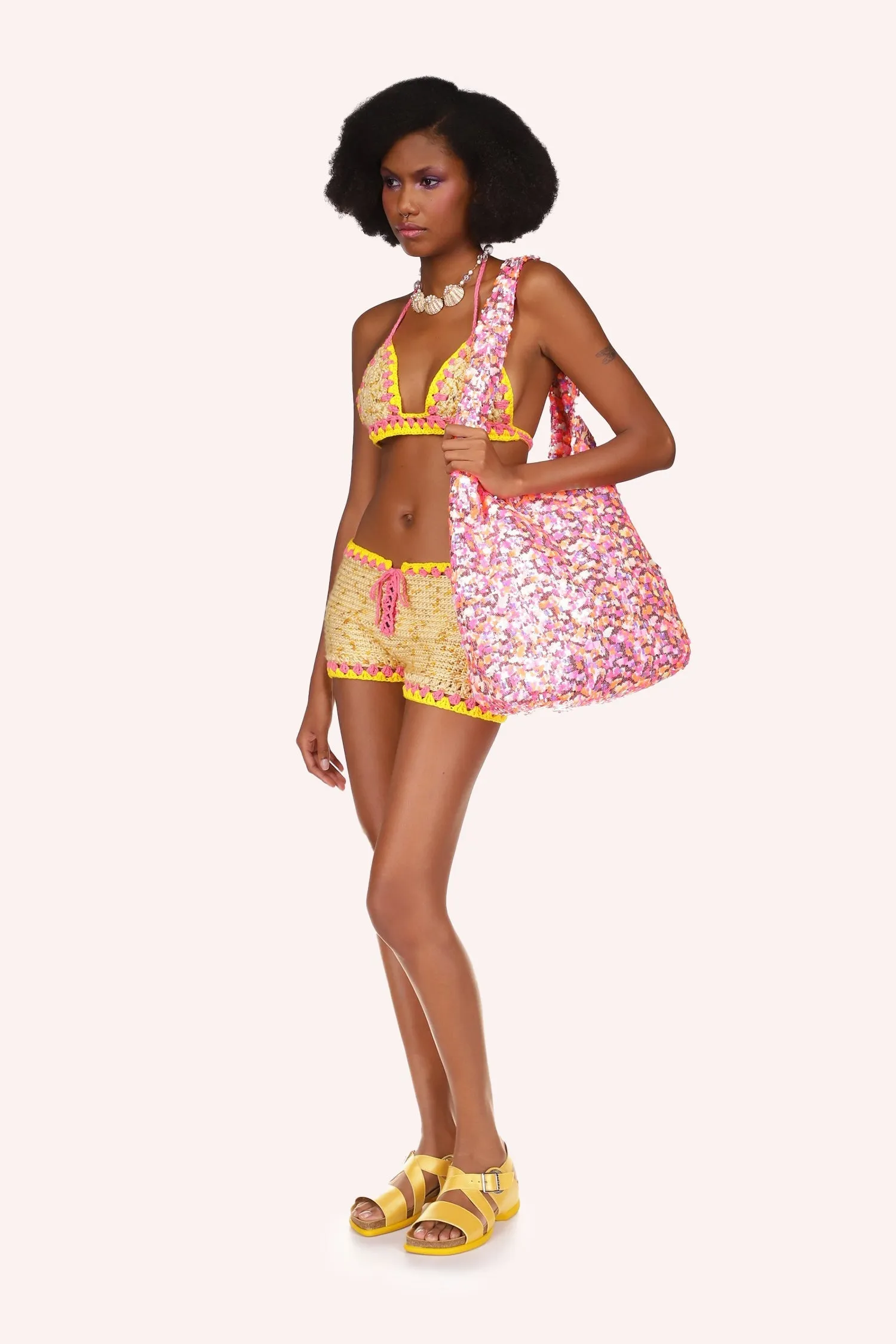 Rivera Crochet Set Marigold Annasui