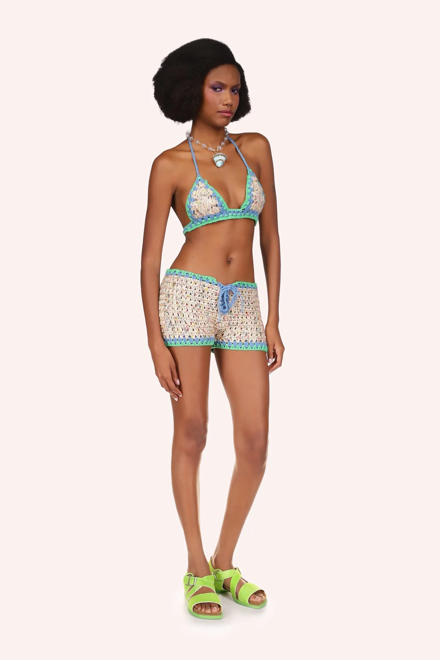 Rivera Crochet Set Marine Annasui
