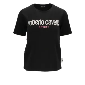 Roberto Cavalli Womens Black T-Shirt