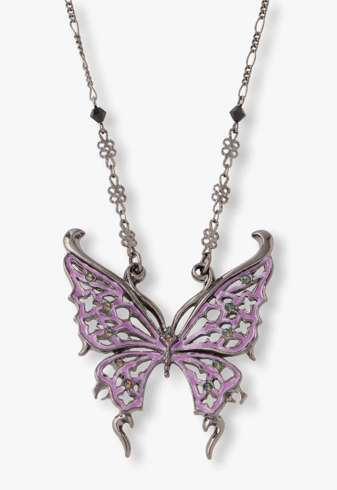 Rock & Roll Butterfly Necklace Annasui