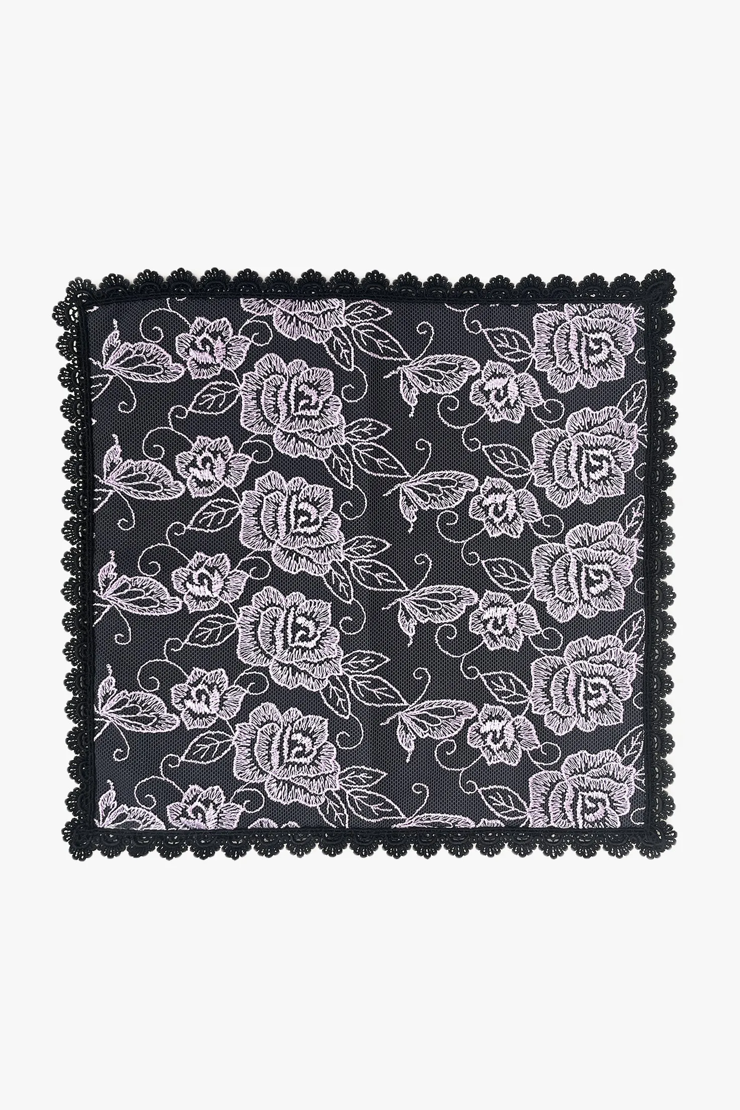 Romantic Rose Lace Washcloth Annasui