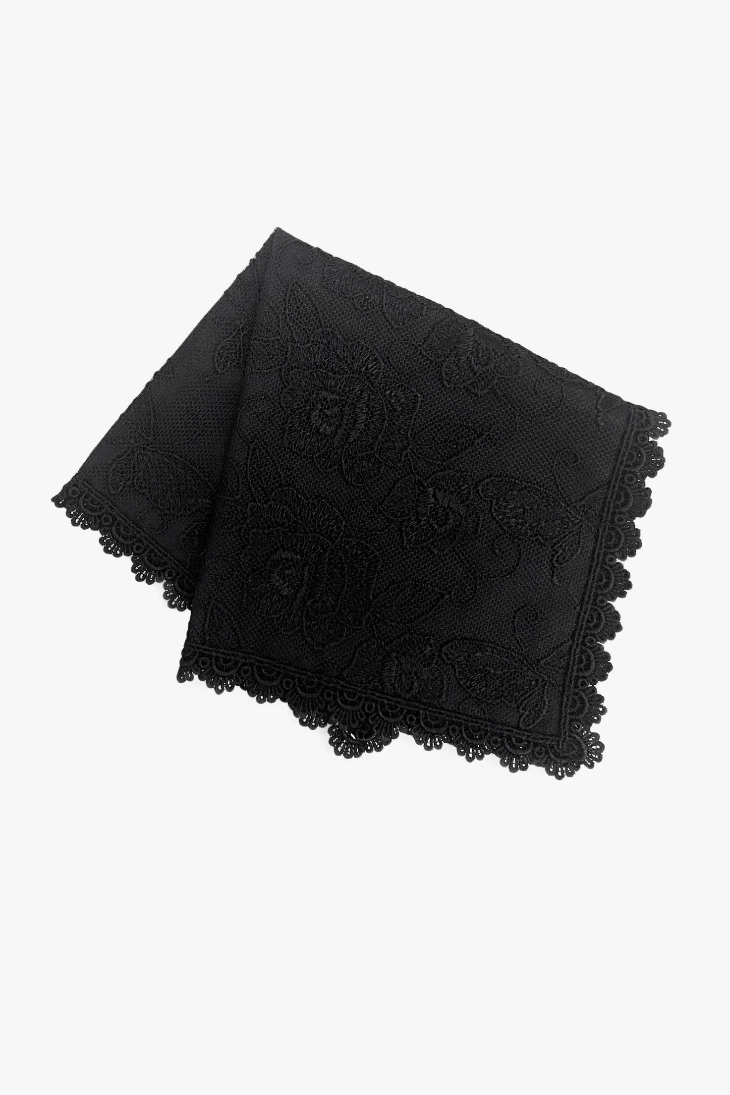 Romantic Rose Lace Washcloth Annasui