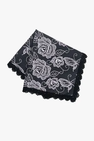 Romantic Rose Lace Washcloth Annasui