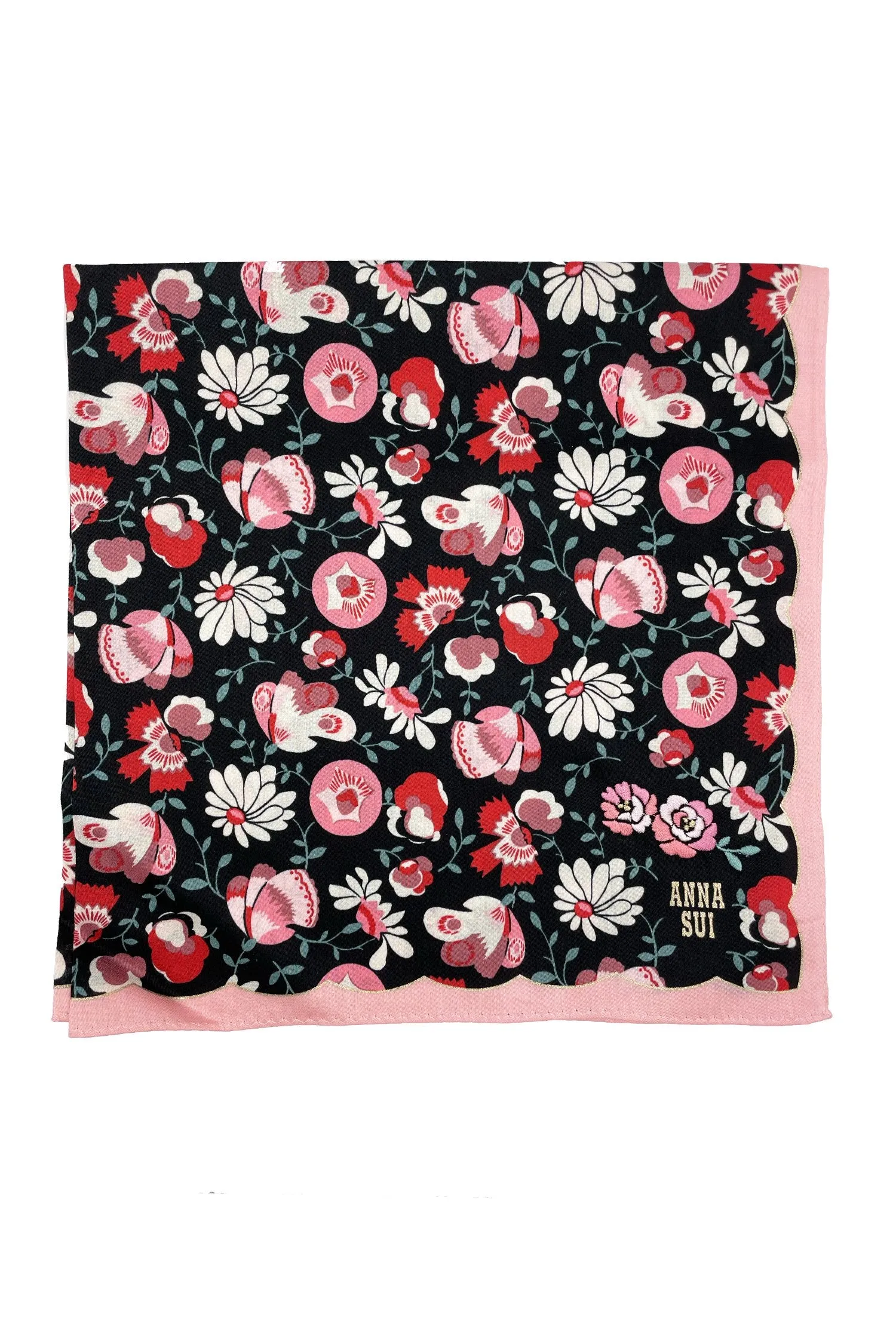 Rose Bouquet Handkerchief Annasui