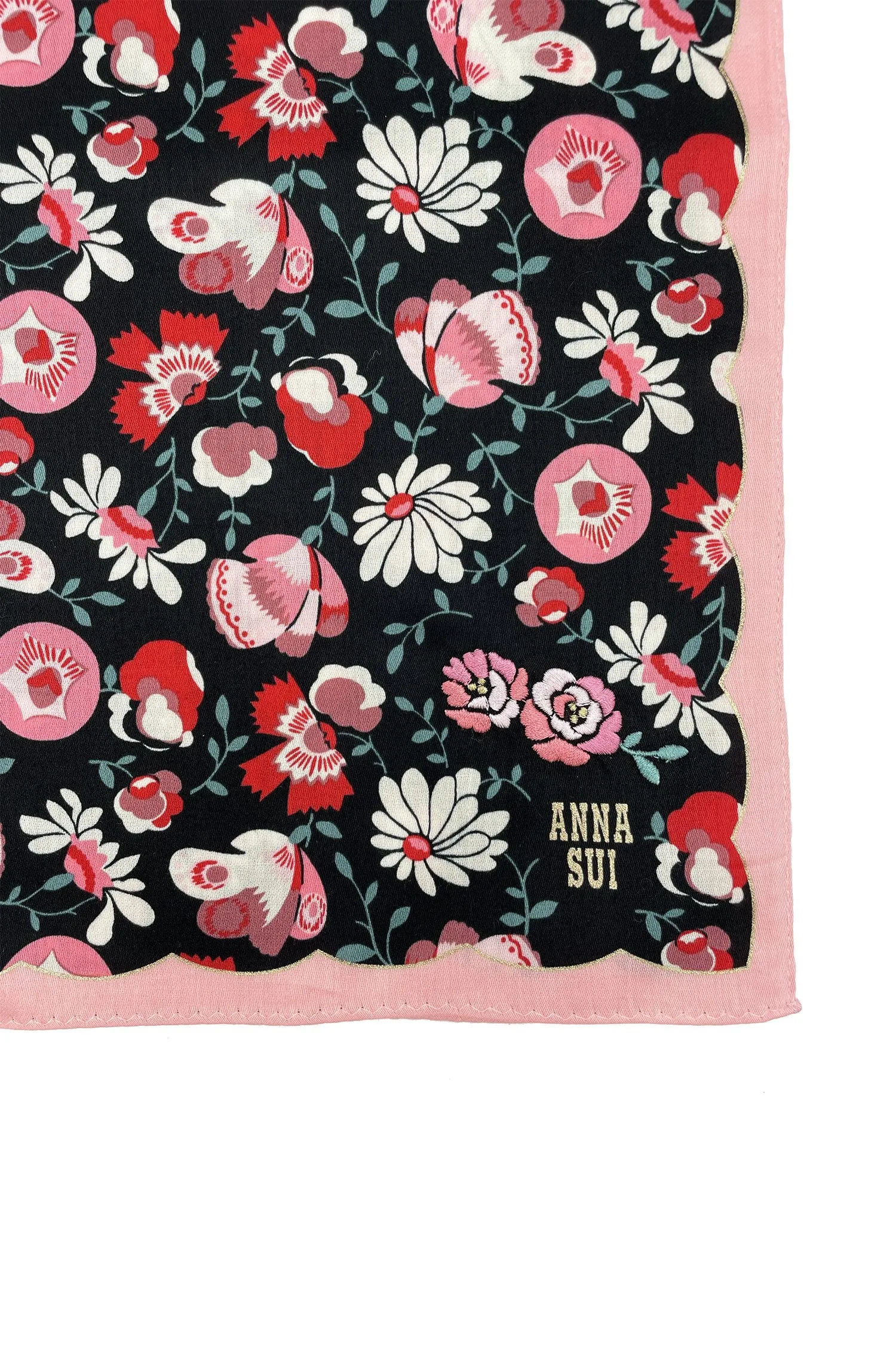 Rose Bouquet Handkerchief Annasui