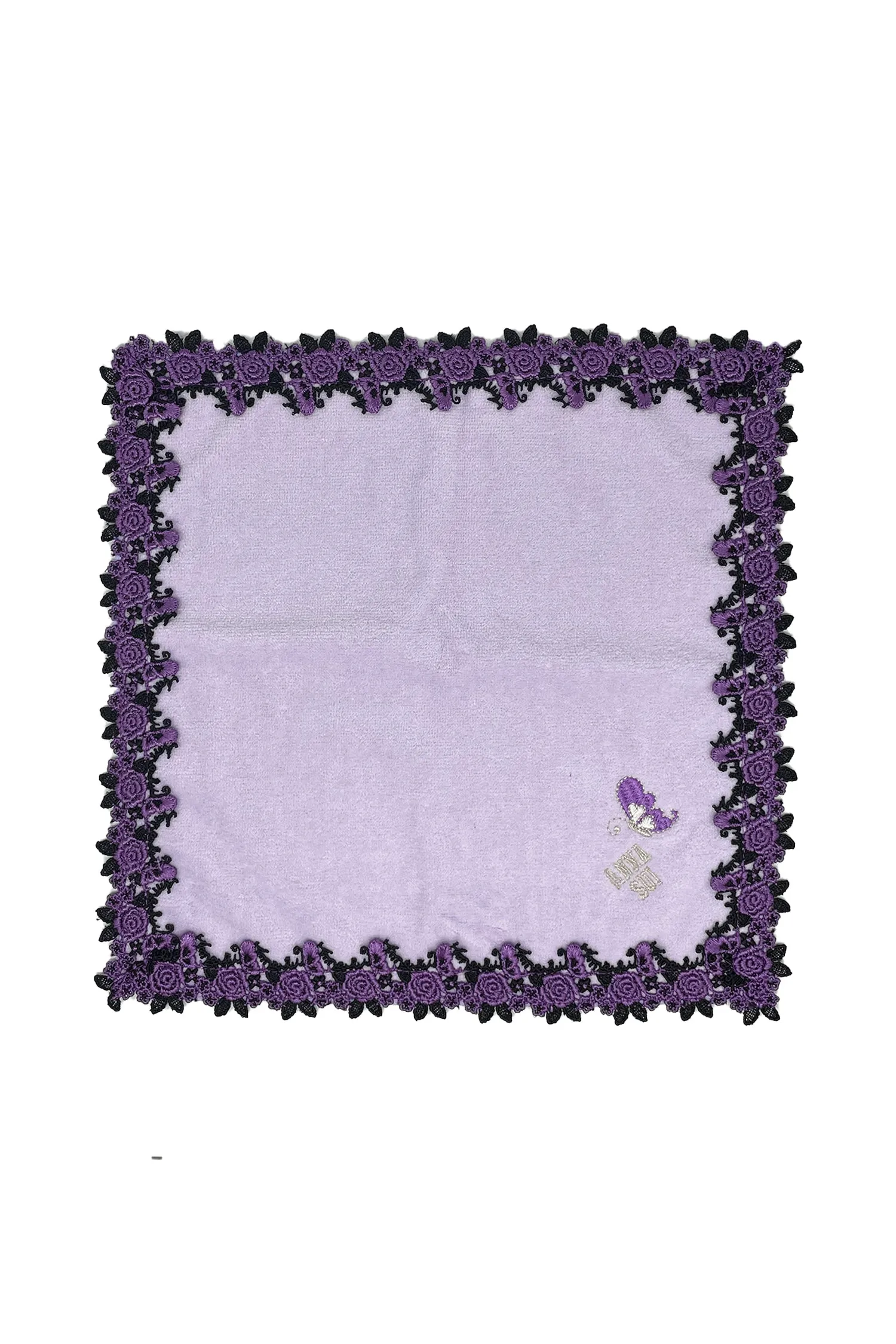 Rose Embroidery Washcloth Annasui