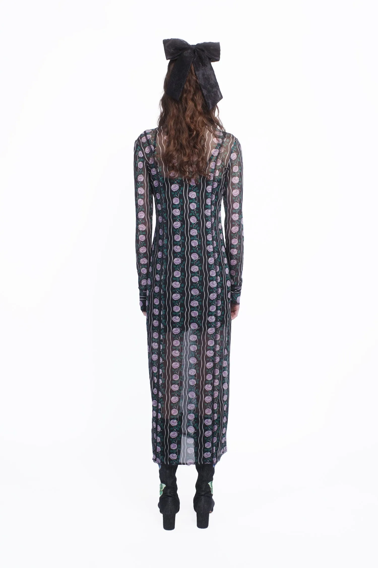 Rosetti Mesh Maxi Dress Annasui
