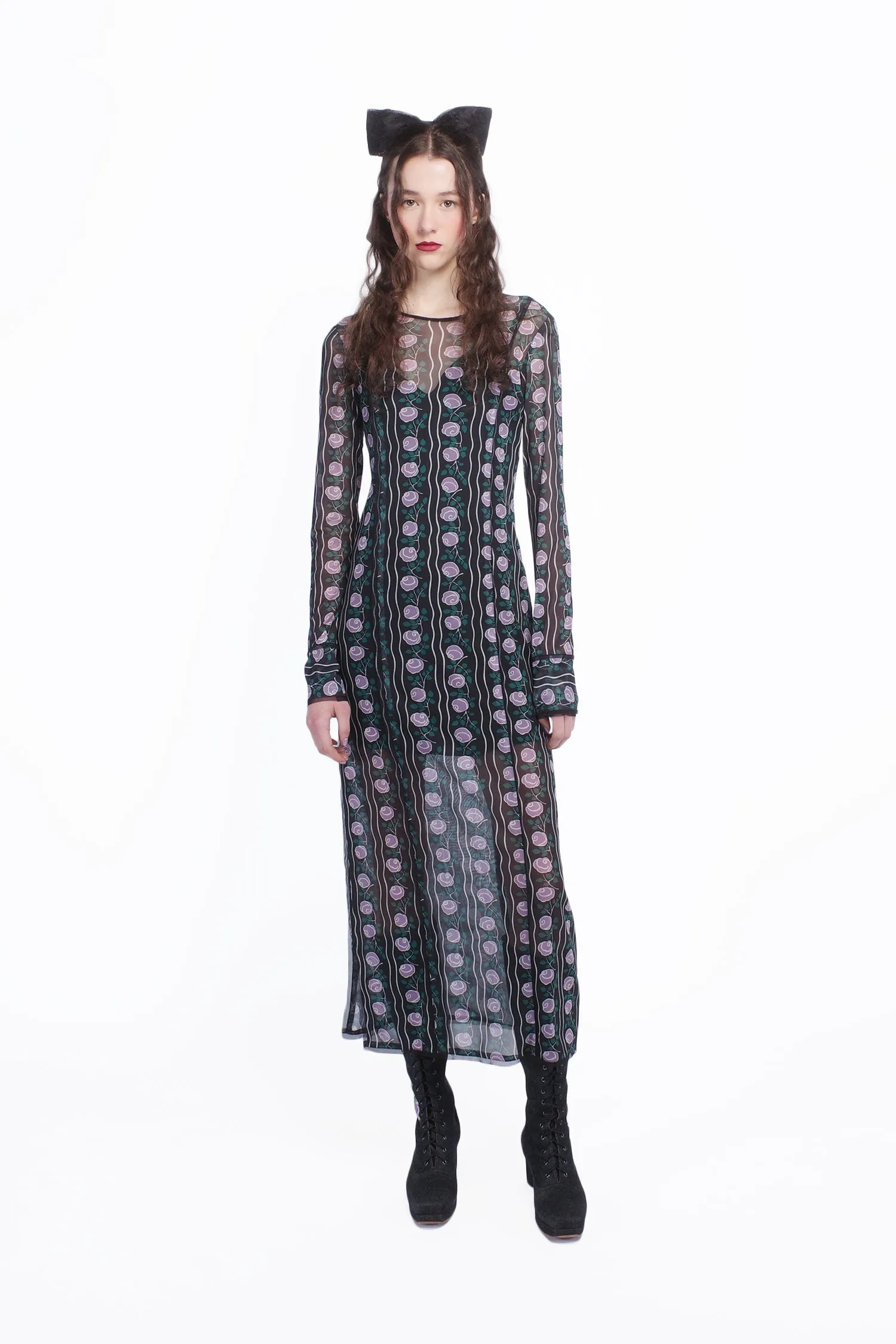 Rosetti Mesh Maxi Dress Annasui