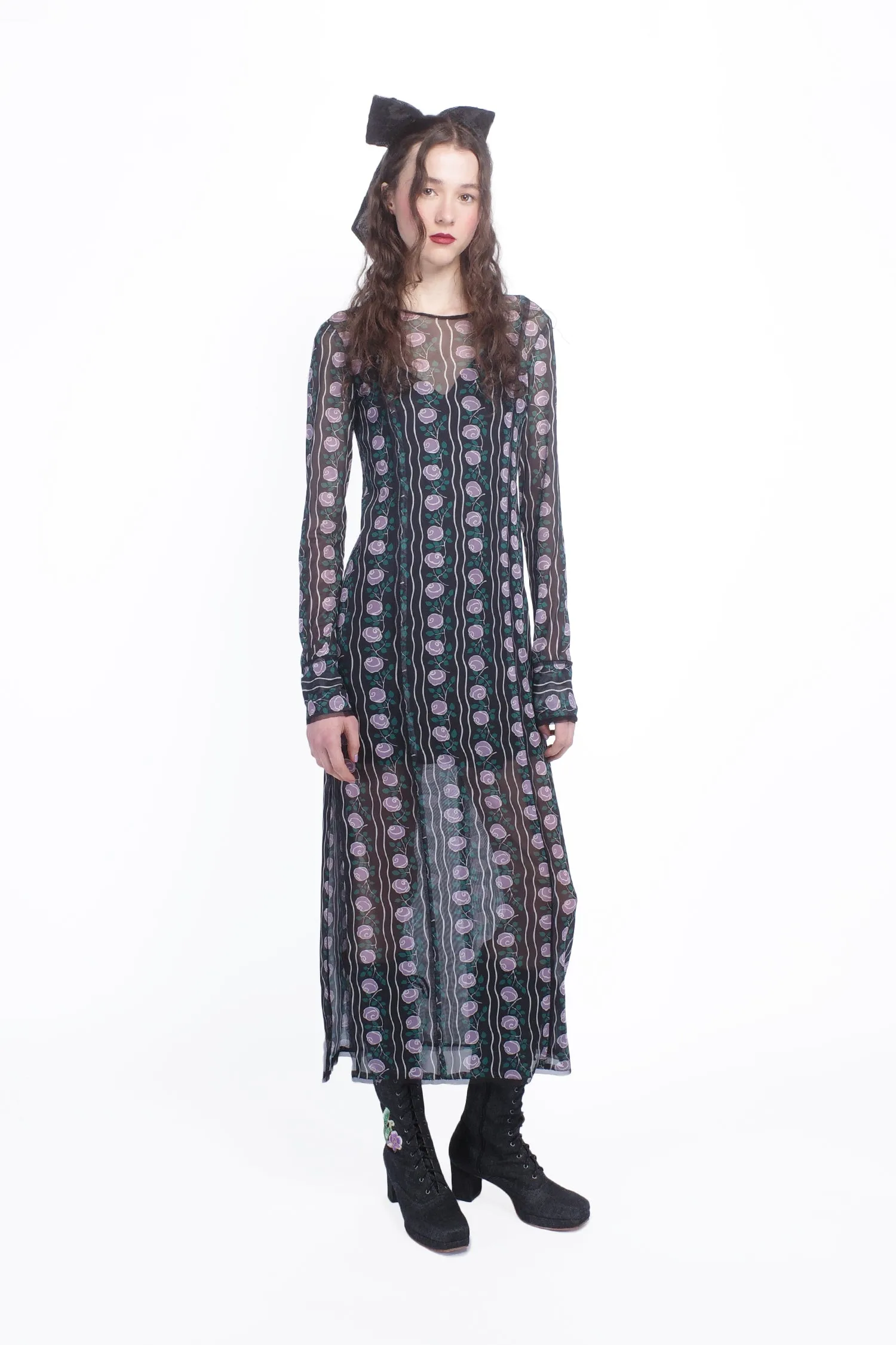 Rosetti Mesh Maxi Dress Annasui