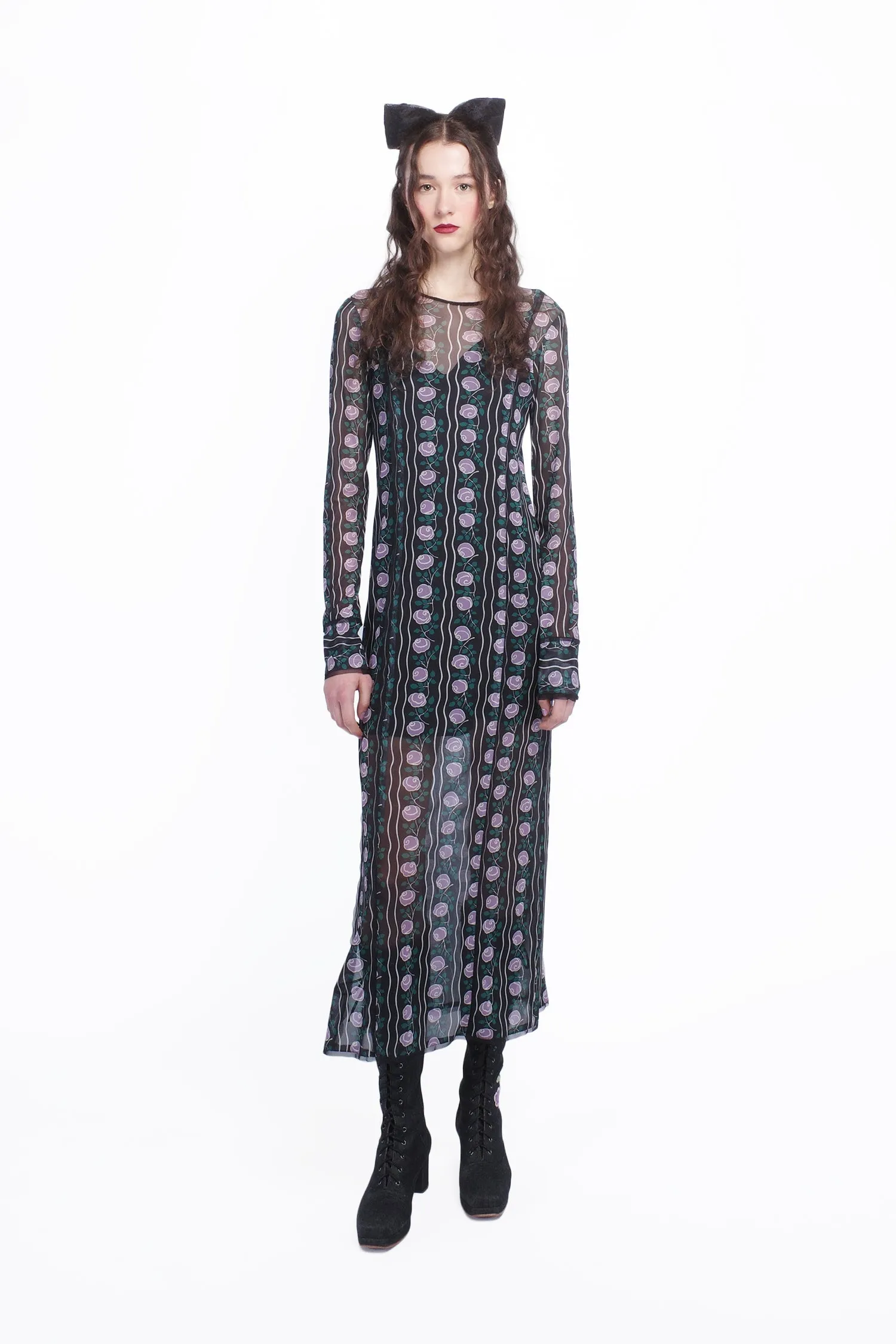Rosetti Mesh Maxi Dress Annasui