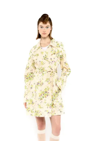 Rosies Posies Eyelet Trench Coat Annasui