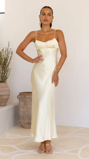 Rue Maxi Dress - Yellow Billy J