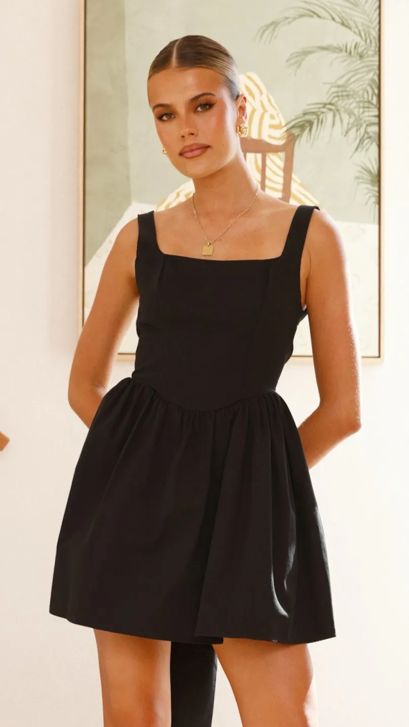 Sadzi Mini Dress - Black Billy J