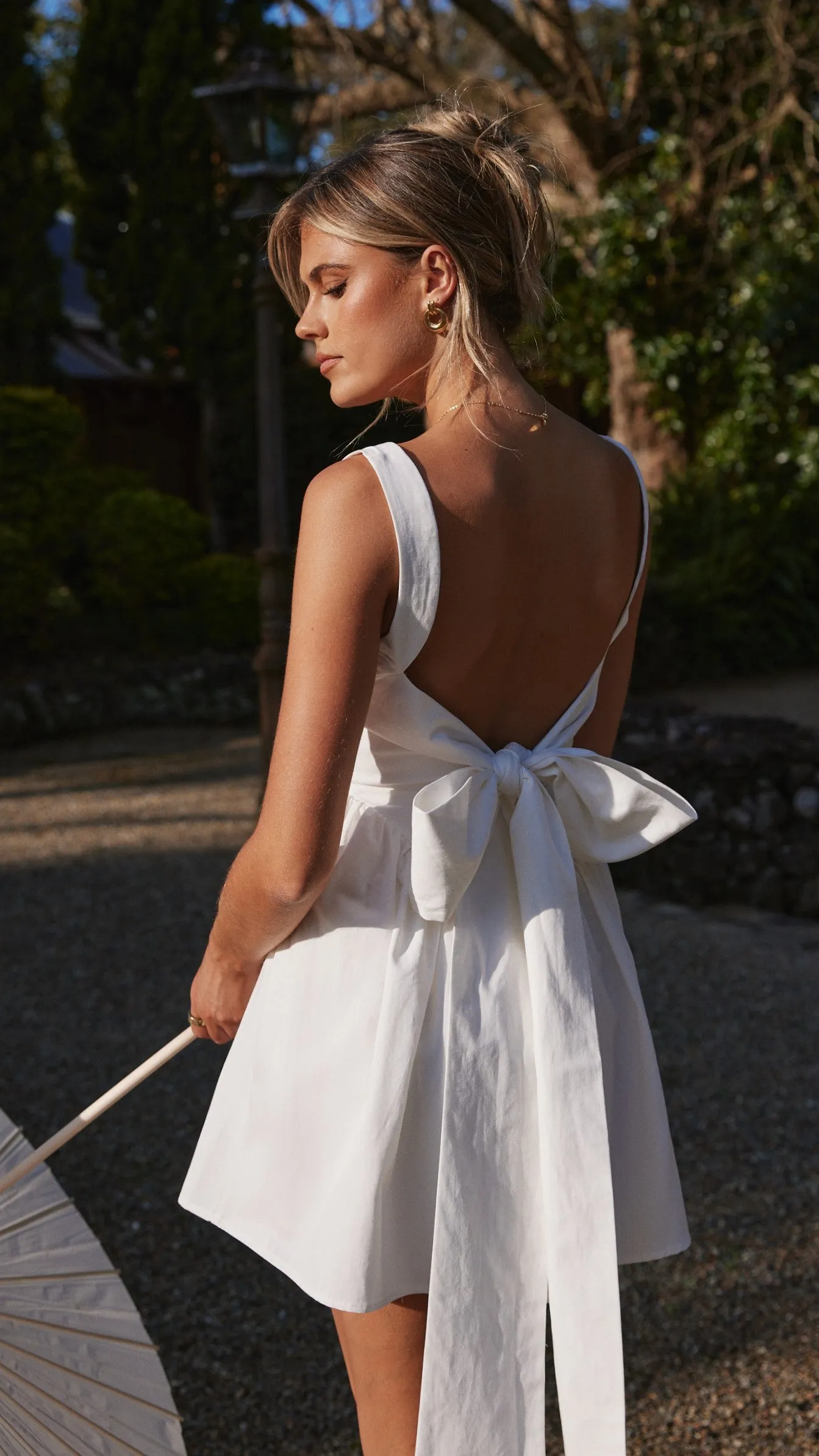 Sadzi Mini Dress - White Billy J