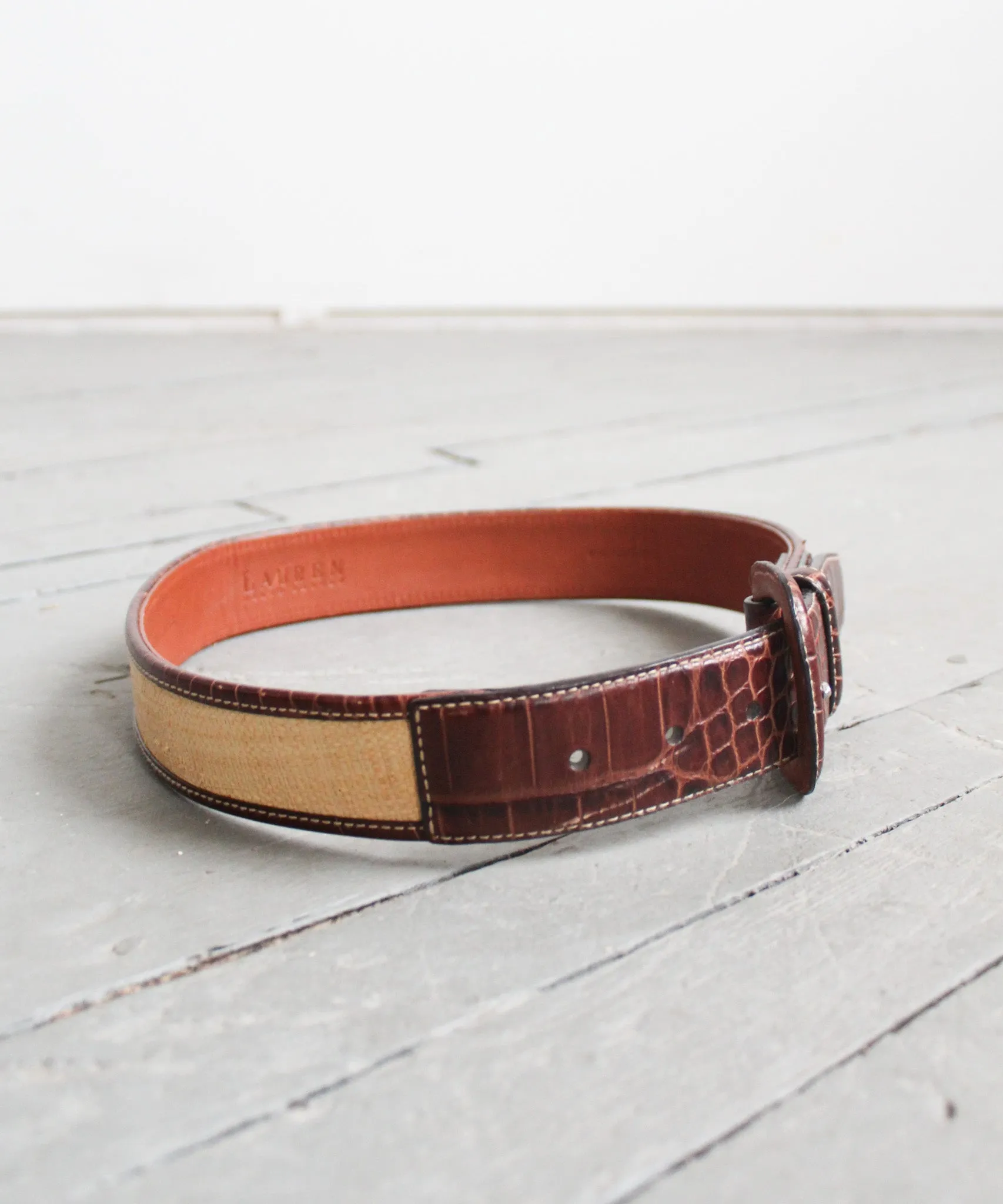 safari leather belt 1919 Vintage
