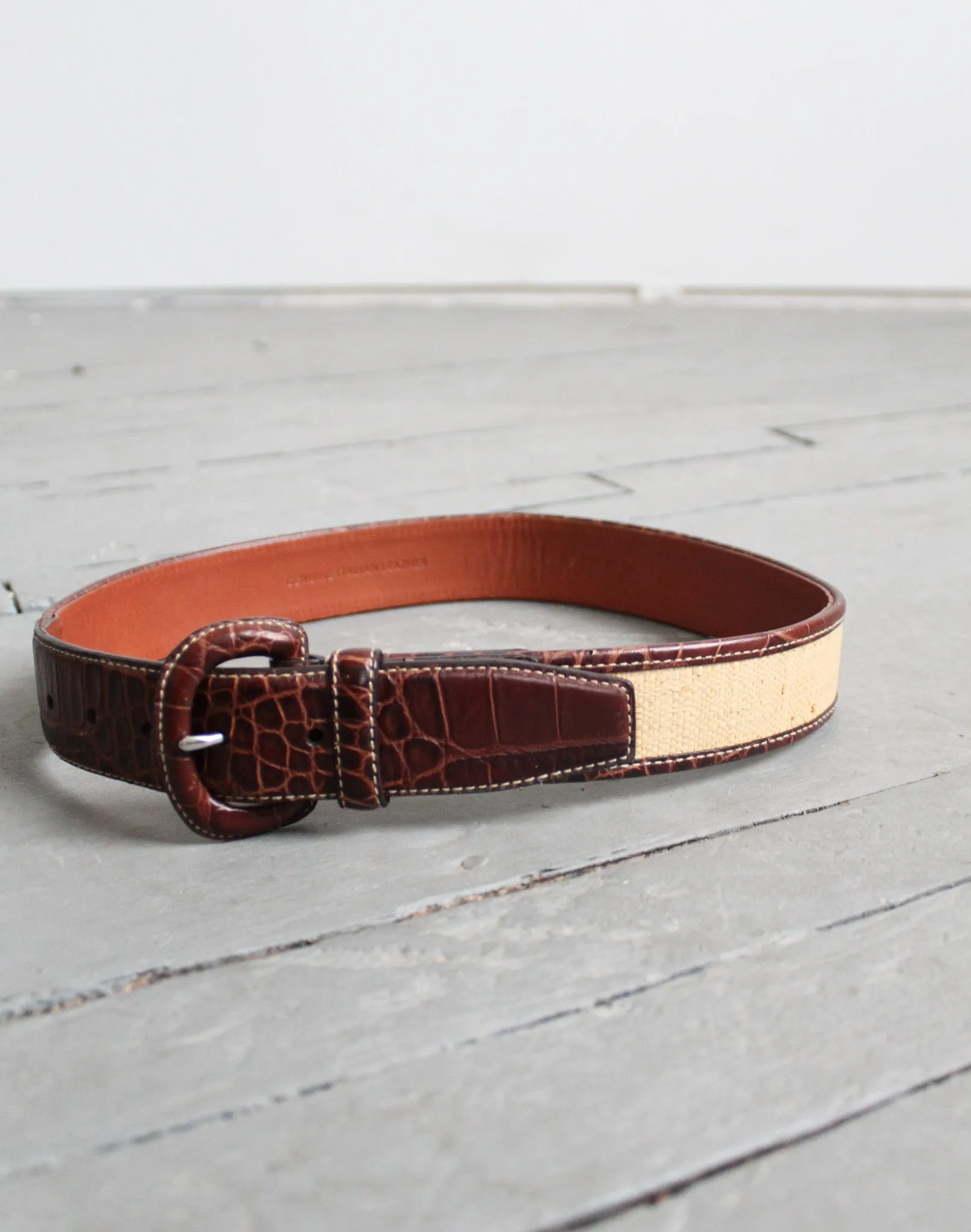 safari leather belt 1919 Vintage