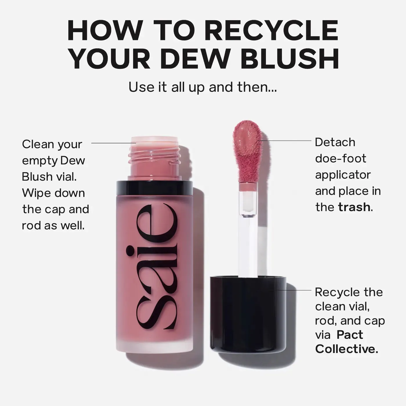 Saie Dew Blush Blendable Liquid Blush (many shades) NIB