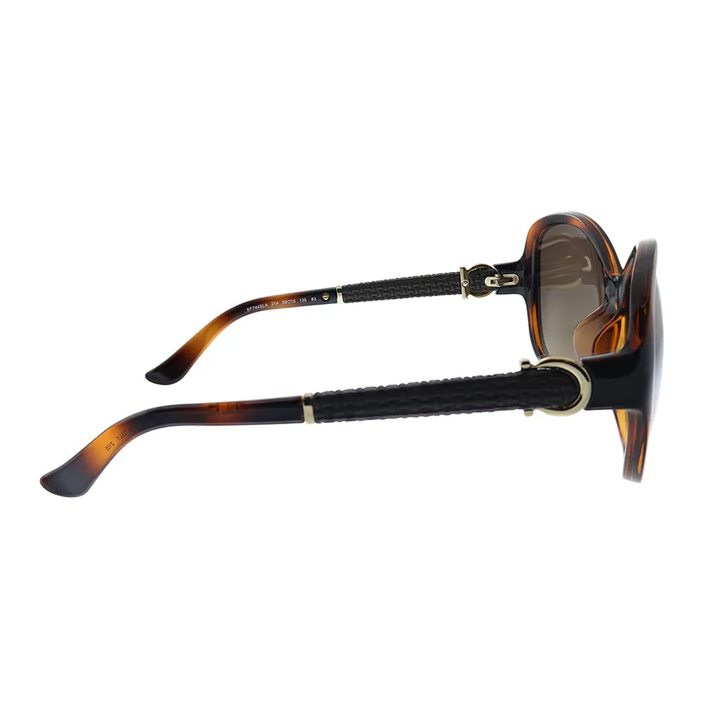 Salvatore Ferragamo  SF 744SLA 214 59mm Womens Butterfly Sunglasses