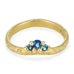 Sapphire Crest Band
