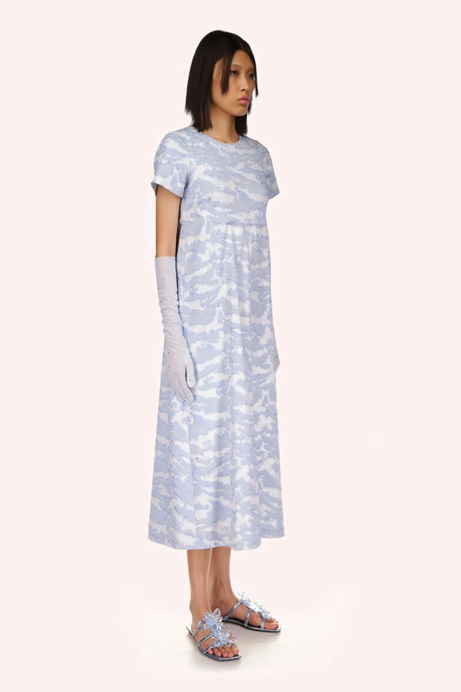 Sauvage Jacquard Dress Annasui