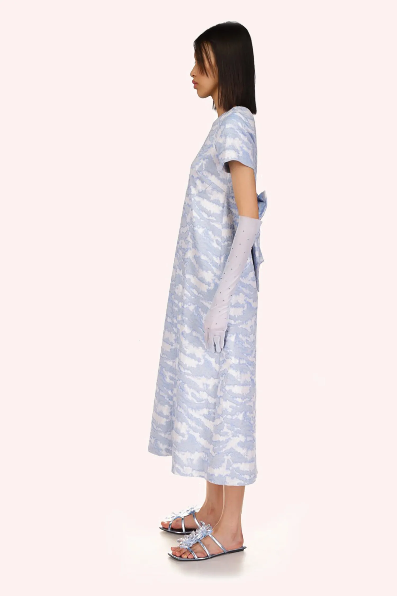 Sauvage Jacquard Dress Annasui