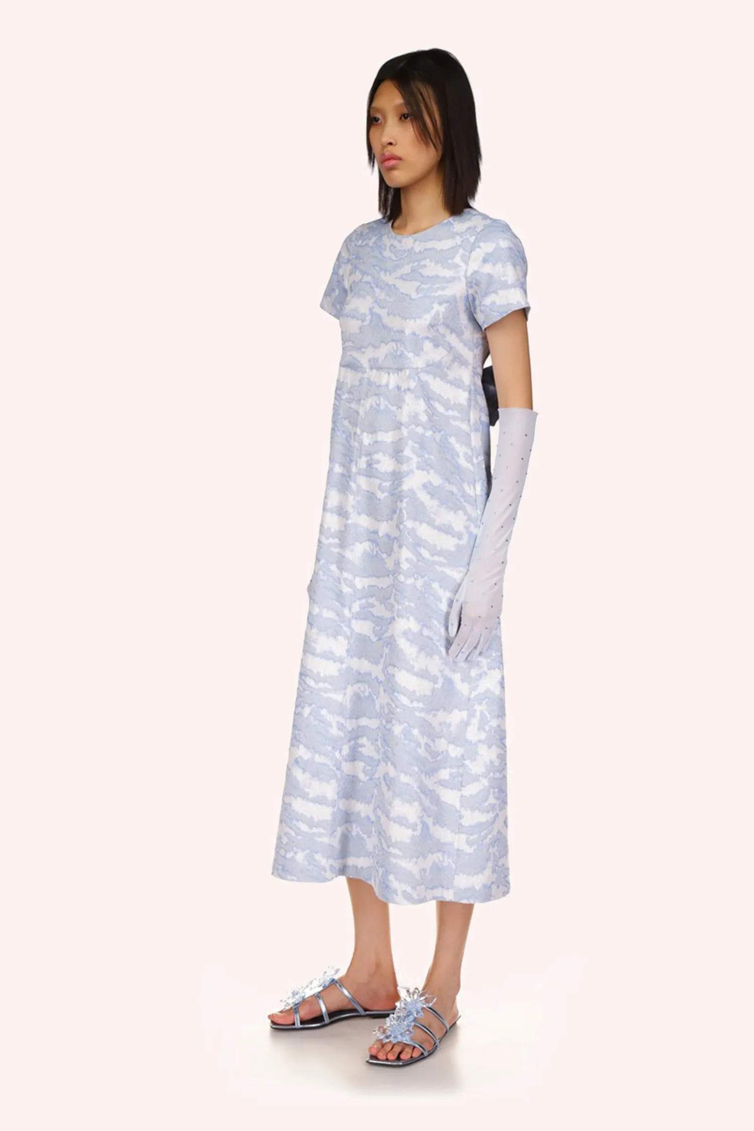 Sauvage Jacquard Dress Annasui