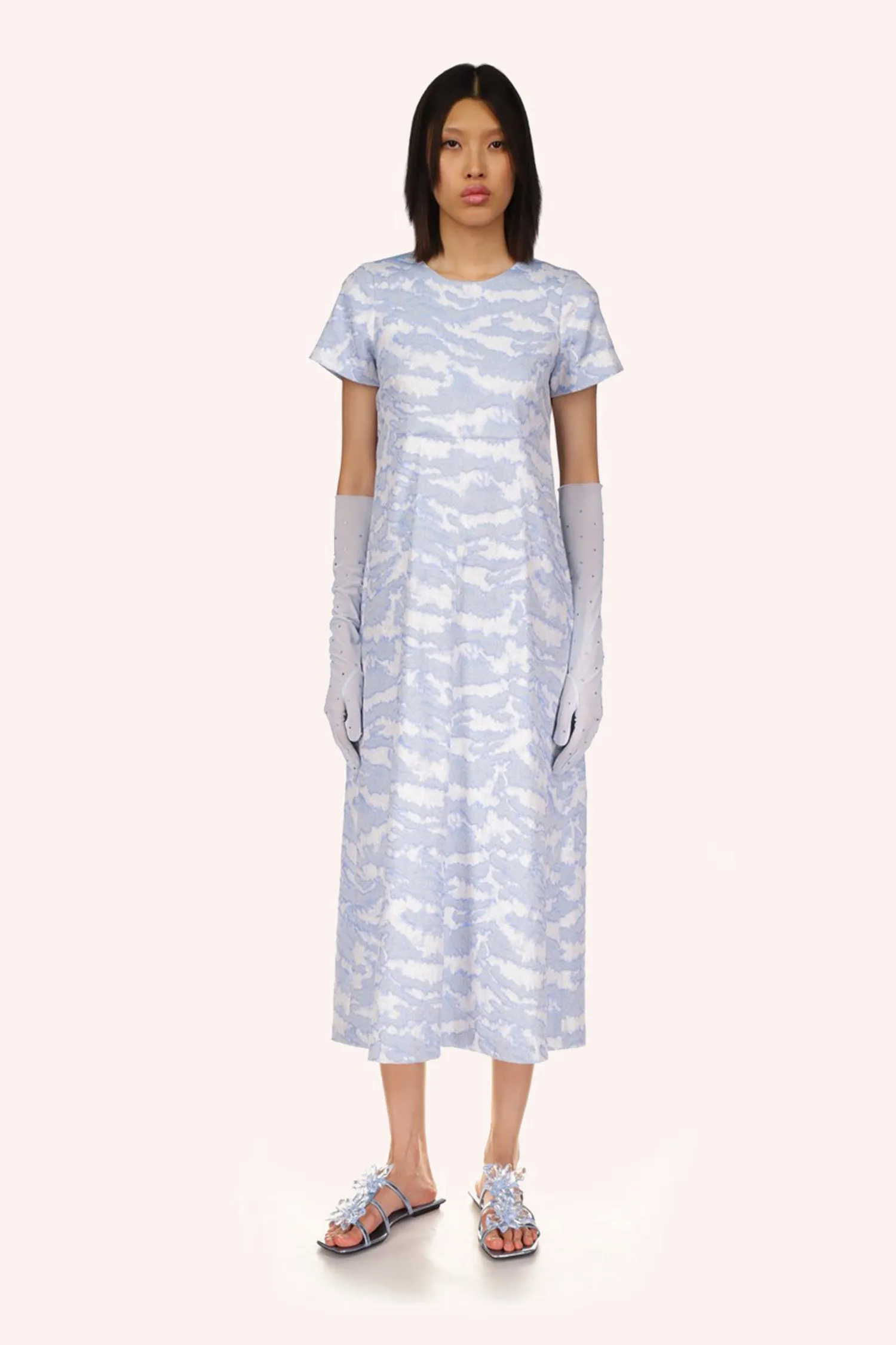 Sauvage Jacquard Dress Annasui