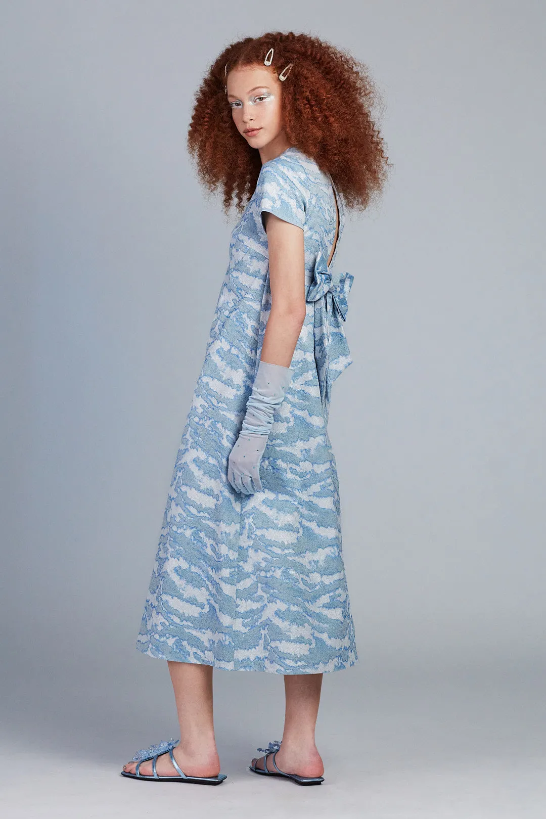 Sauvage Jacquard Dress Annasui