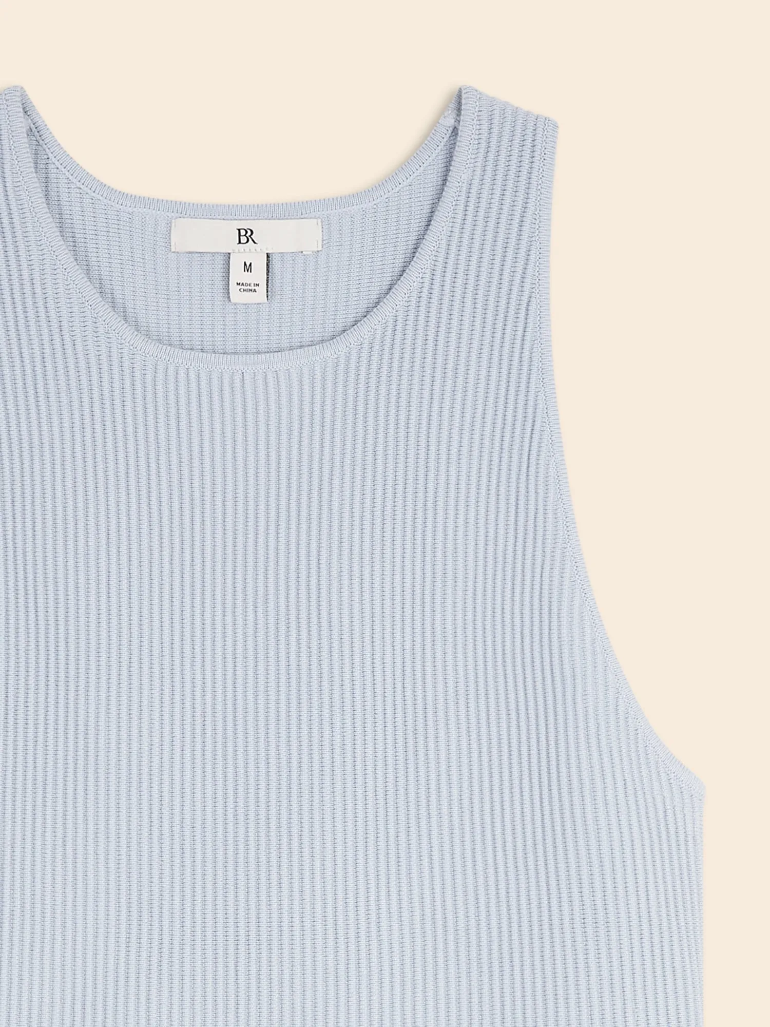 Sculpted Ribbed Tank Banana Republic