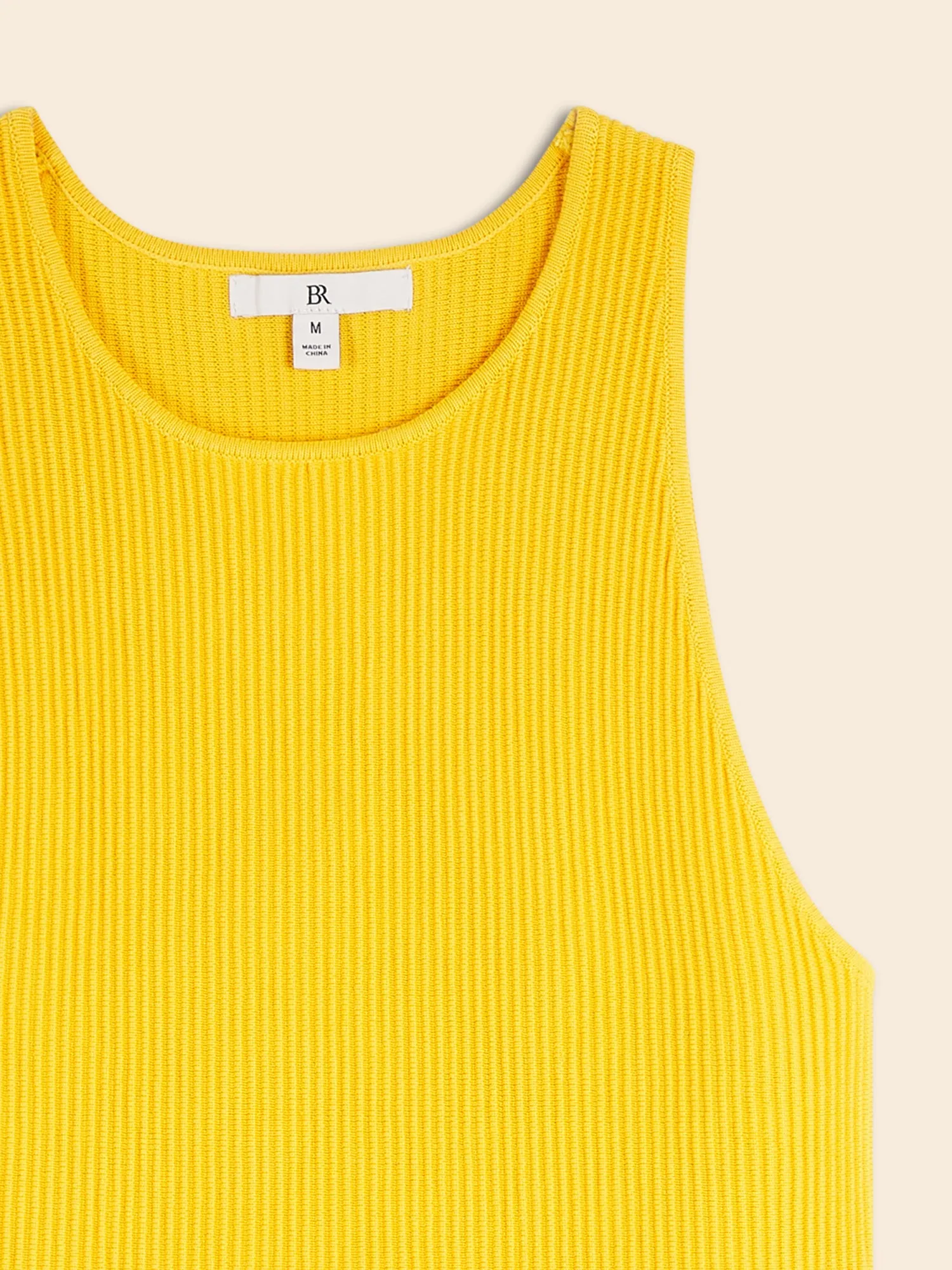 Sculpted Ribbed Tank Banana Republic