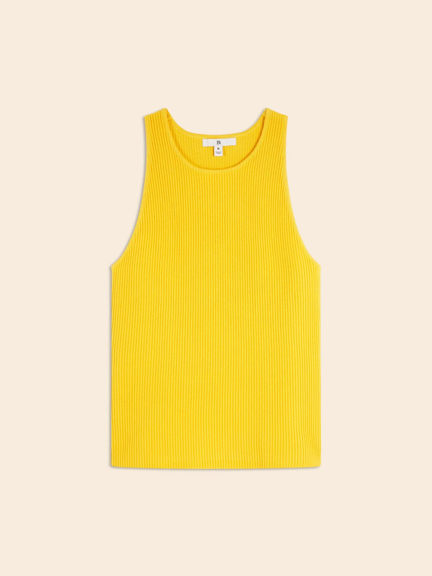 Sculpted Ribbed Tank Banana Republic