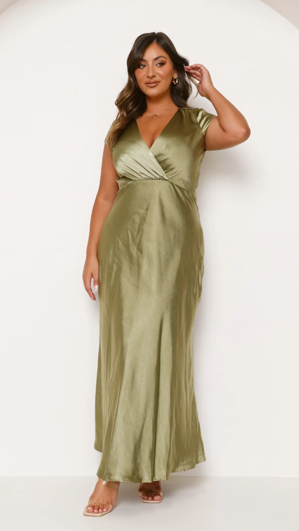 Selma Maxi Dress - Olive Billy J