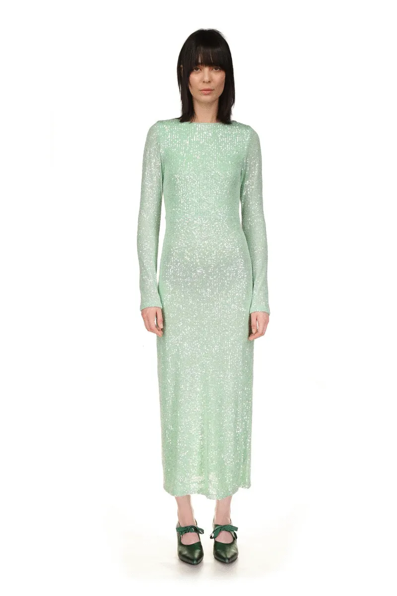 Sequin Mesh Dress Annasui