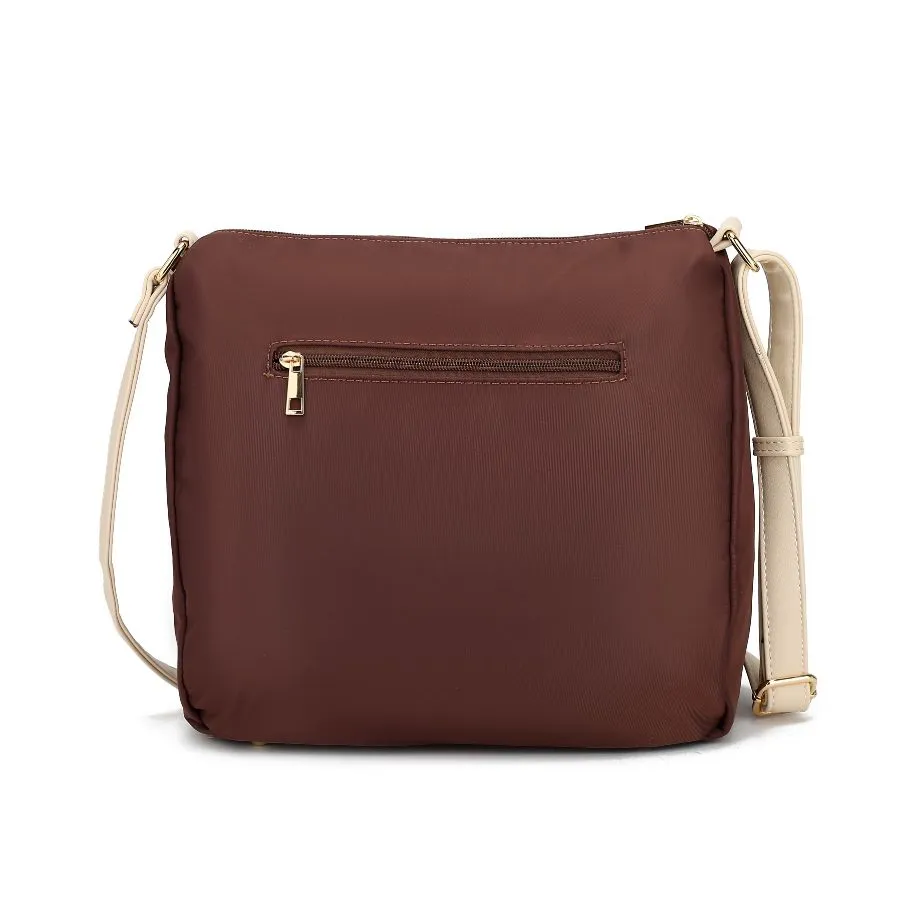 Serena Color-Block Nylon Womens Shoulder Bag