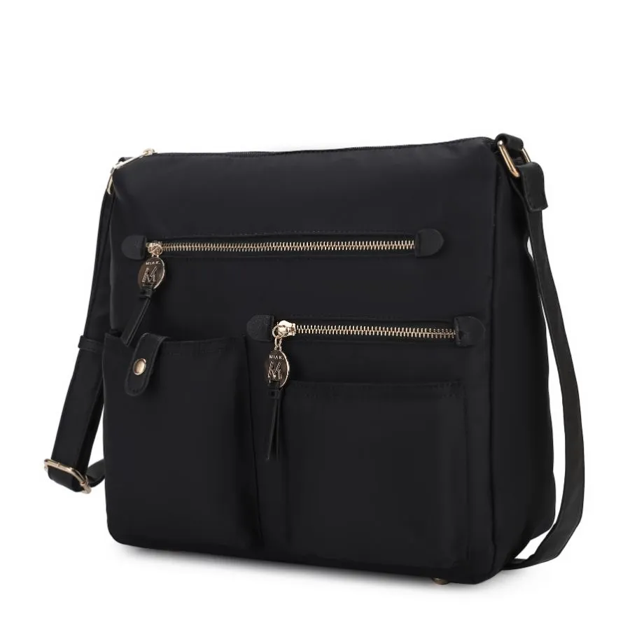 Serena Color-Block Nylon Womens Shoulder Bag