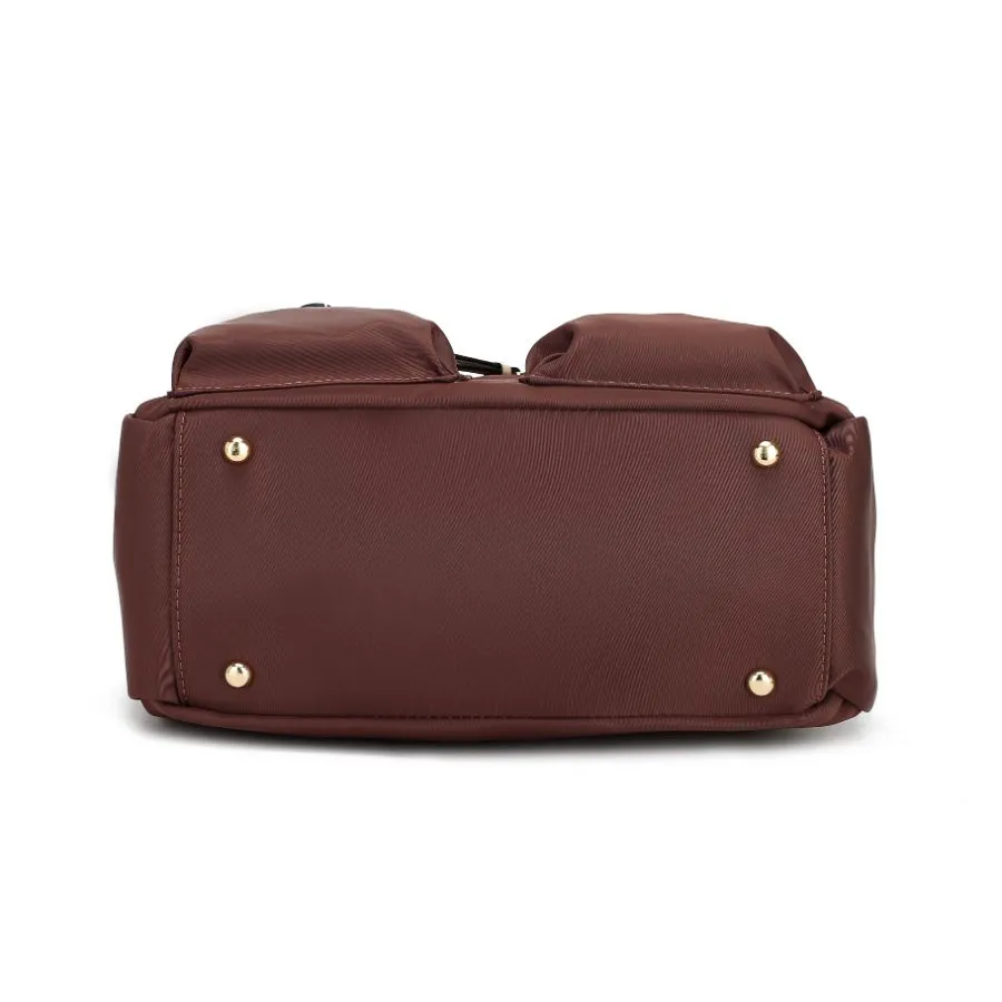 Serena Color-Block Nylon Womens Shoulder Bag