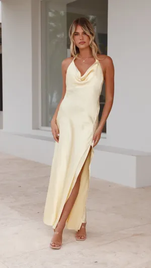 Sian Maxi Dress - Yellow Billy J