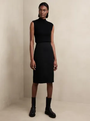Siena Wool Pencil Skirt Banana Republic