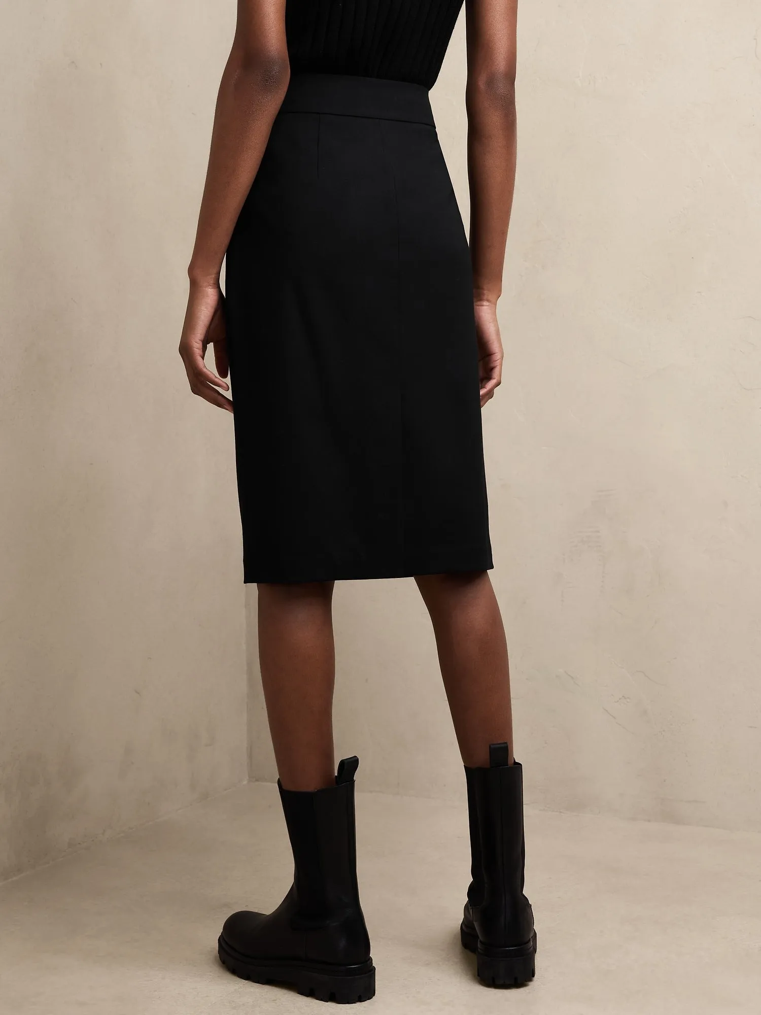 Siena Wool Pencil Skirt Banana Republic