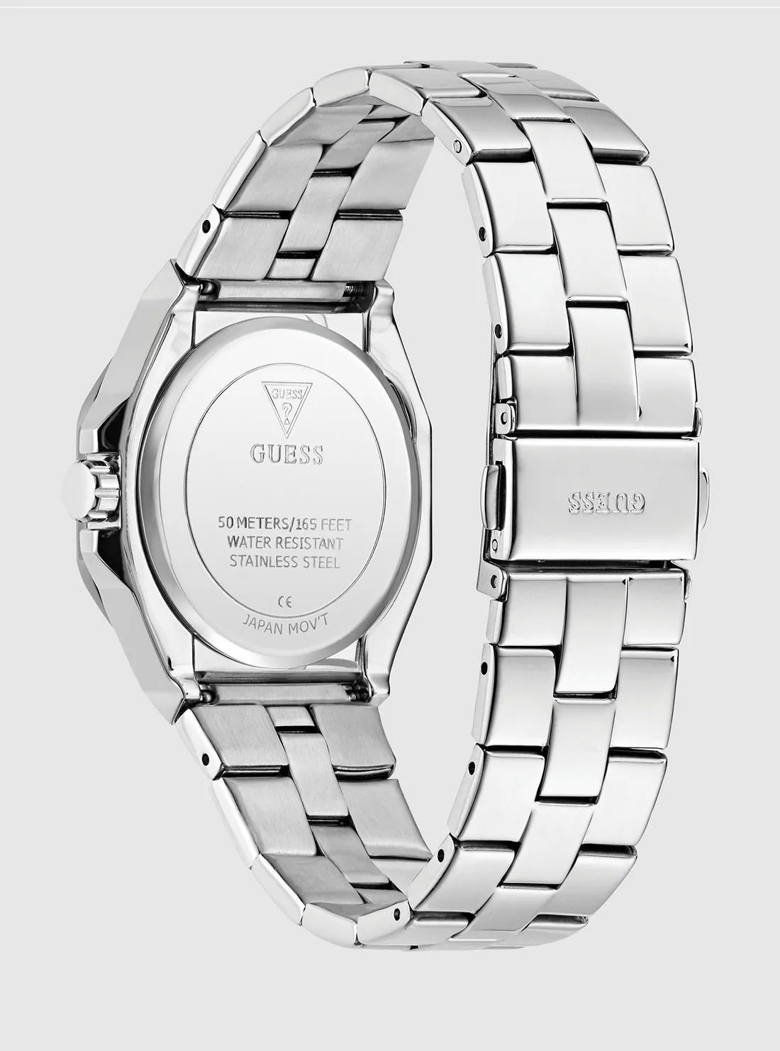 Silver Blue Dial Empress Watch Guess