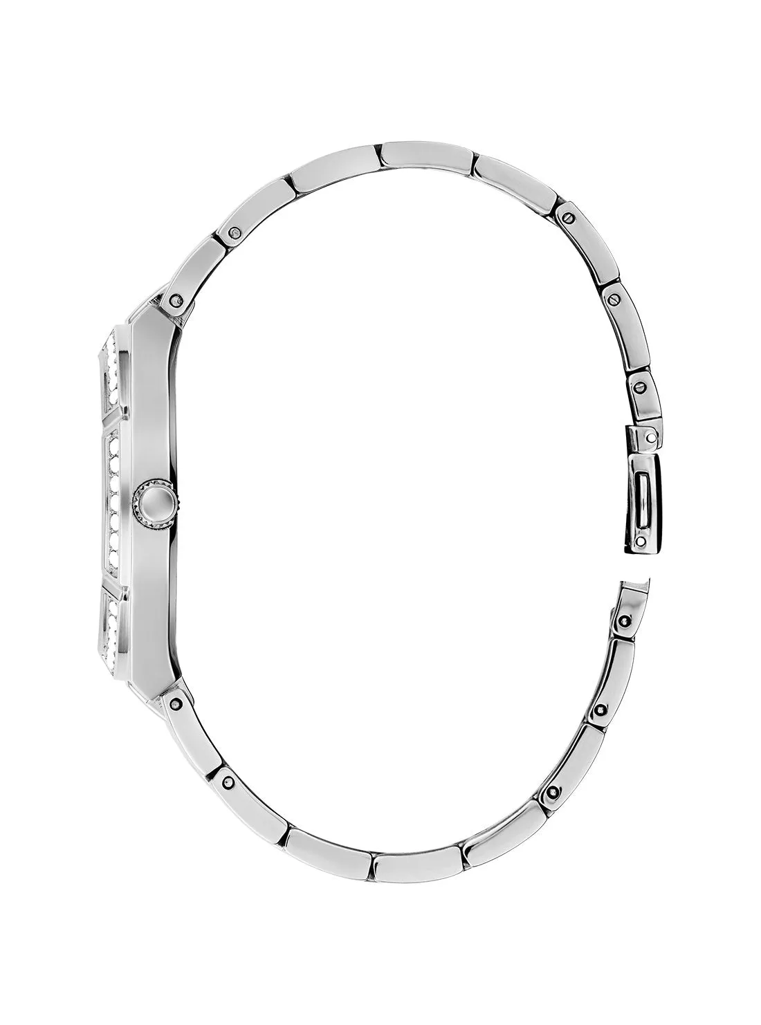 Silver Cosmo Aqua Crystal Watch Guess