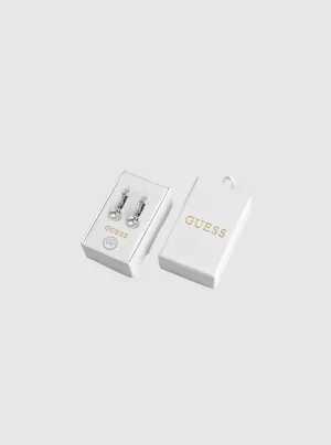 Silver Crystal Huggies Guess