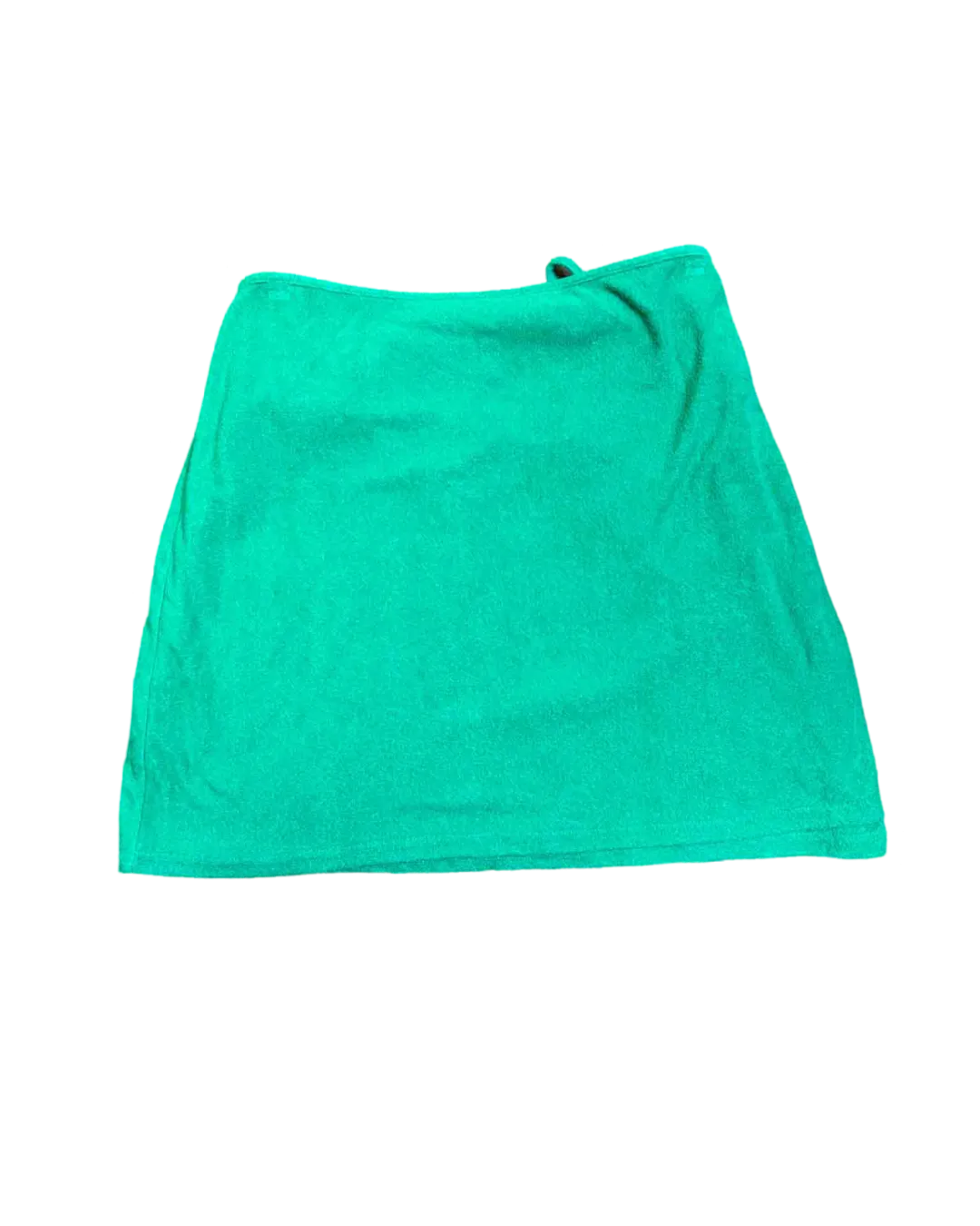 Size 16 | Highrack Studios Green Terry Wrap Skirt