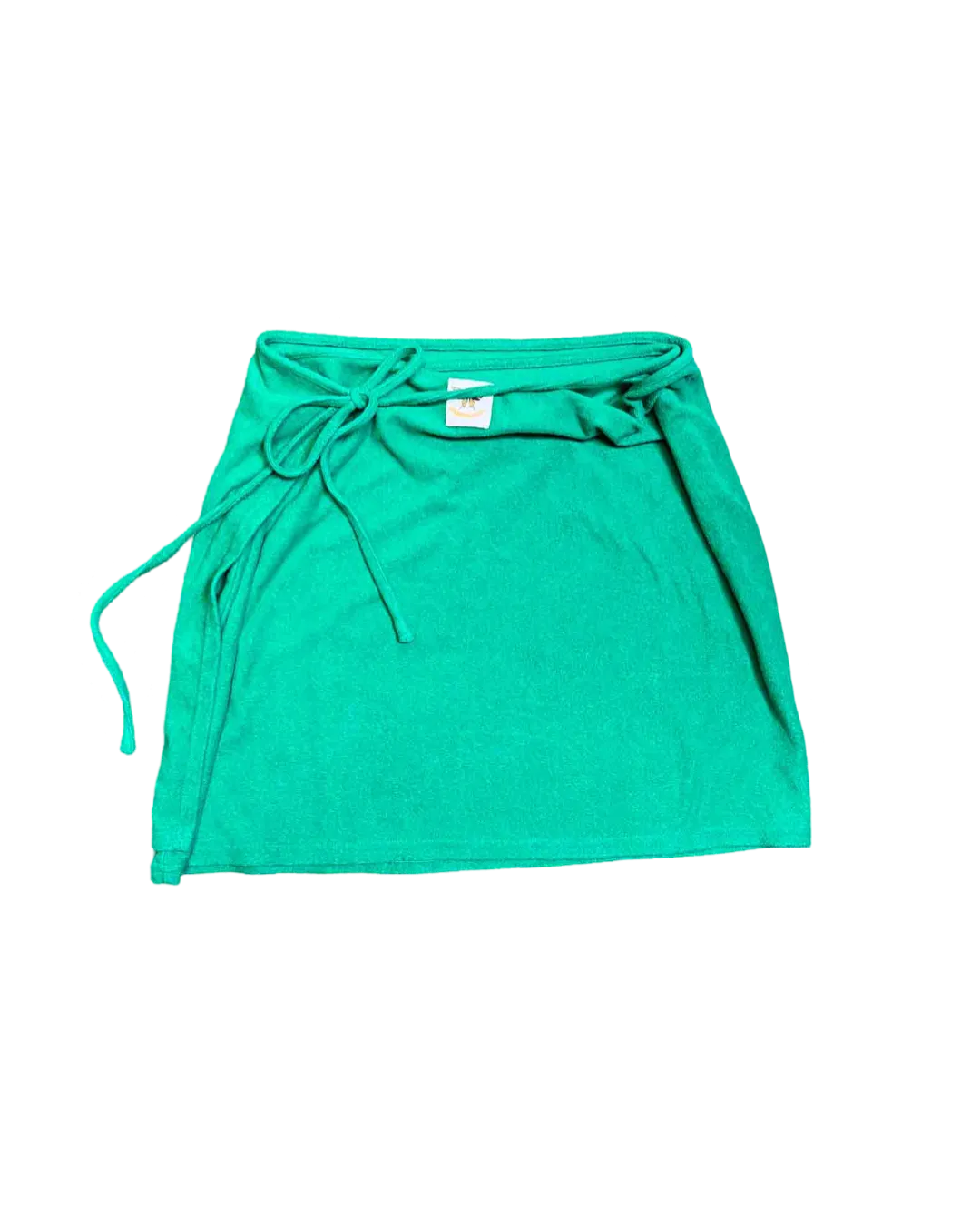 Size 16 | Highrack Studios Green Terry Wrap Skirt