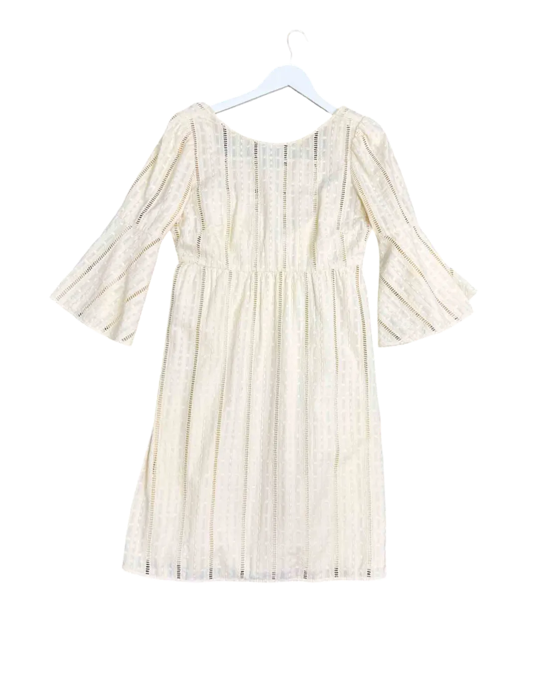 Size 42 (12) | Tara Jarmon Cream Broderie Midi Dress