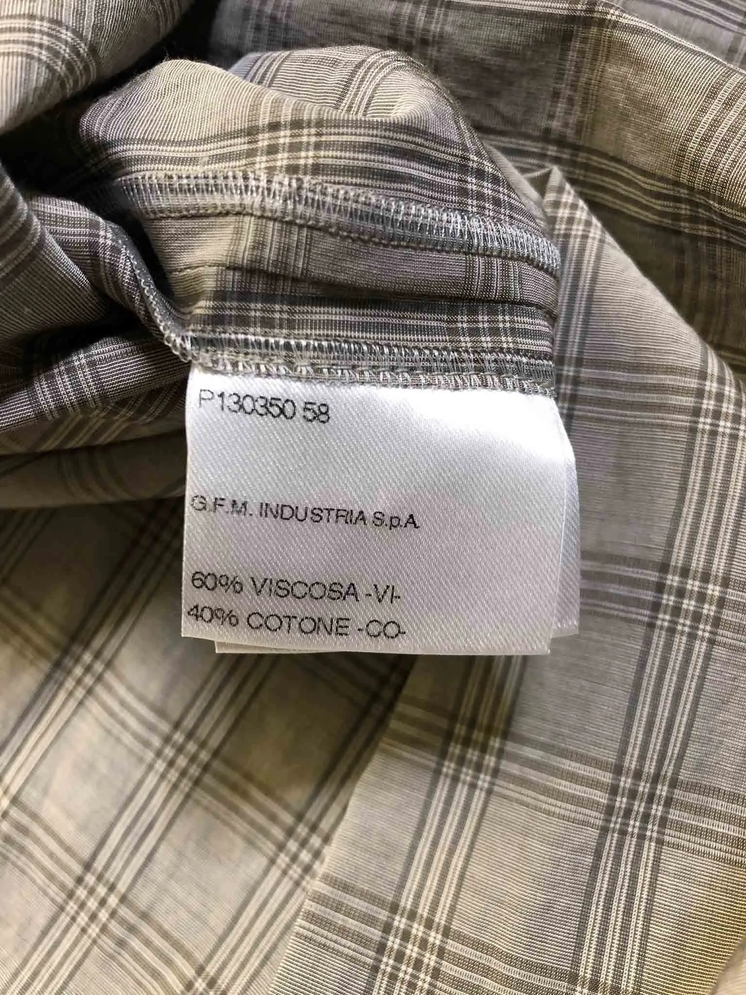 Size 44 (M) | Hache Grey Check Midi Dress
